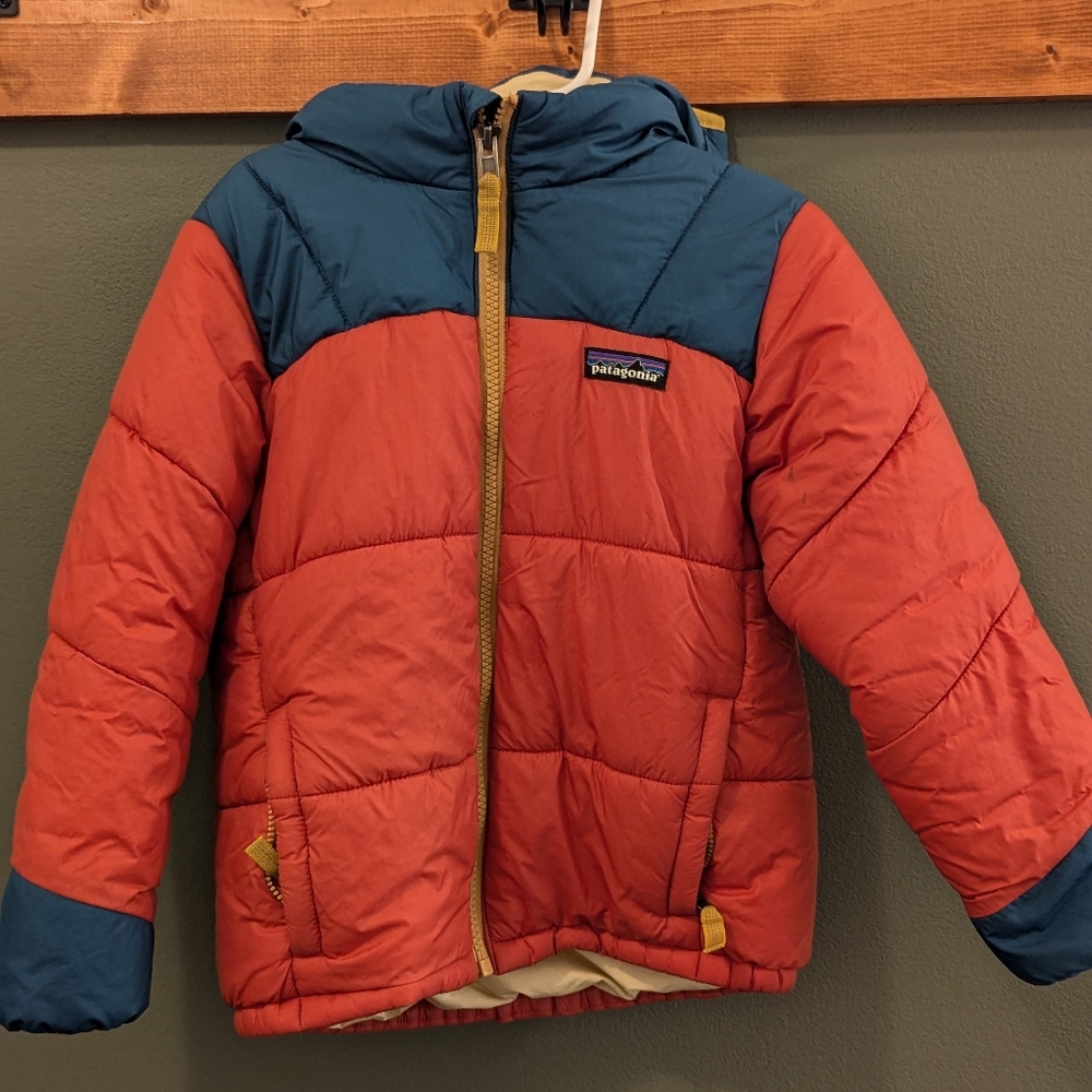 Boys Patagonia Synthetic Puffer Hoodie 5t
